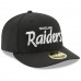 Men's Oakland Raiders New Era Black Omaha Low Profile 59FIFTY Hat - Script 2533888